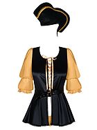 Short pirate dress, 3 pcs